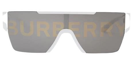 burberry white reflective sunglasses|Burberry sunglasses white frame.